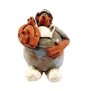 Sara Meadows Balloon Doctor Obstetrician Pediatrician Figurine Signed 1982